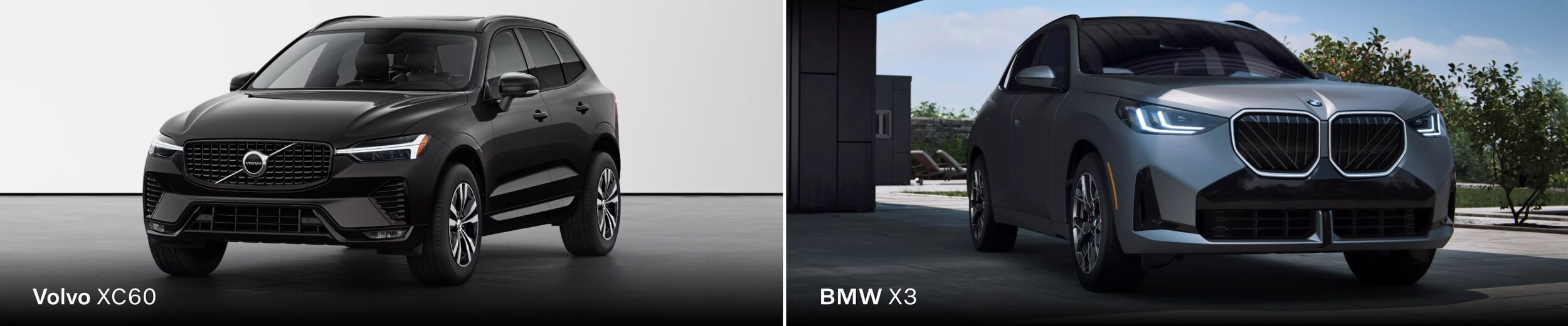 Volvo XC60 Vs. BMW X3 Comparison