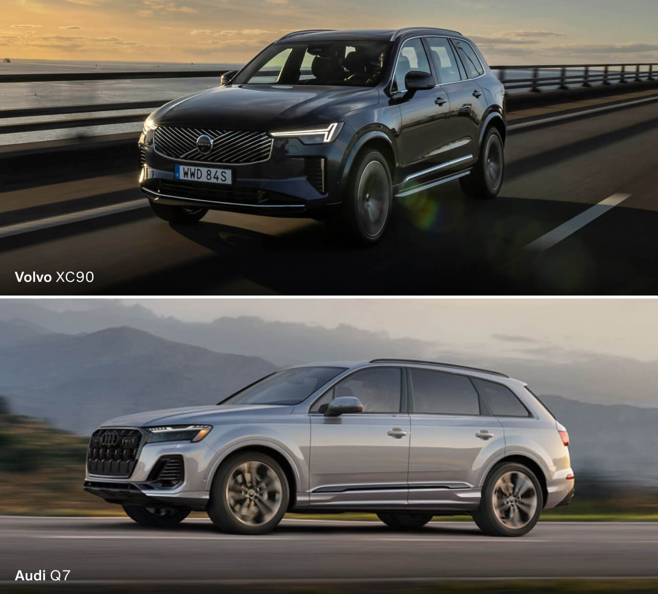 Volvo XC90 vs. Audi Q7 Performance & Specs