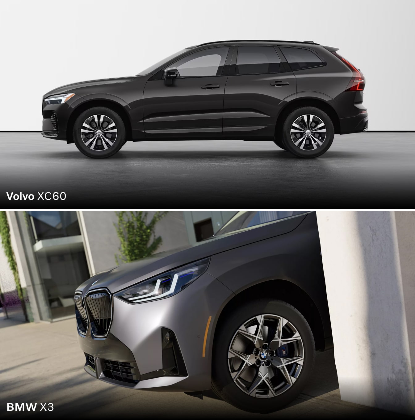 Volvo XC60 vs. BMW X3: Specs & Performance