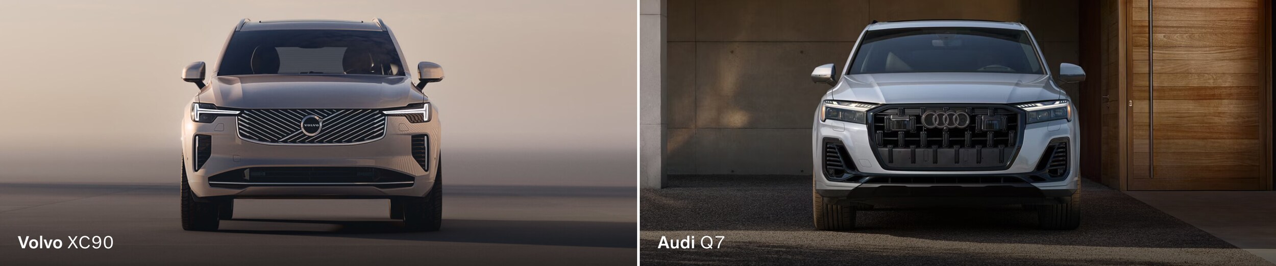 volvo XC90 vs Audi Q7