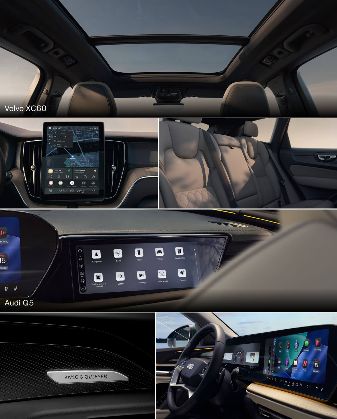 Volvo XC60 vs. Audi Q5 Interior and Technology