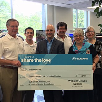 Webster Groves Subaru is Proud to Support Webster Arts