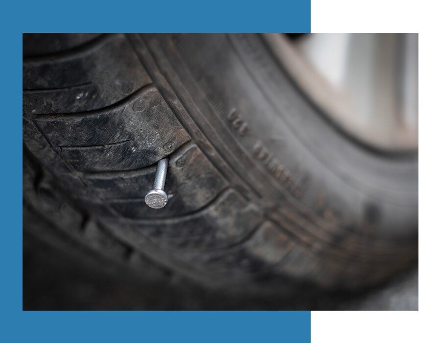 How to check your tires' health at West Broad Hyundai of Henrico | Nail Embedded in Tire Treads