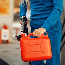 Best Gas Type for My Vehicle at West Broad Hyundai | Filling gas can with pump nozzle