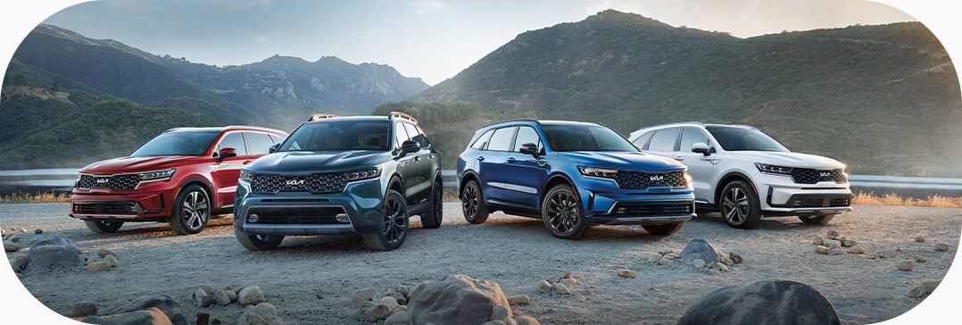 3 Main Benefits of Using OEM parts for your vehicle at West Broad Kia in Richmond, VA | Four Hybrid Sorentos parked in valley on a misty day