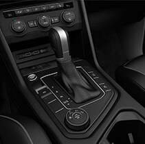 Model Features of the 2021 Volkswagen Tiguan at West Broad VW | Shift knob, dials, and switches