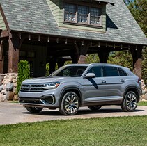 Model Features of the 2021 Volkswagen Atlas Cross Sport at West Broad VW | Atlas Cross Sport parked at home