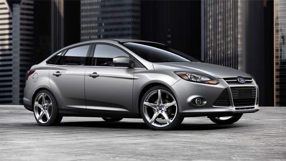 2014 Ford Focus Titanium Exterior Front 2014 Ford Focus Titanium Exterior Front