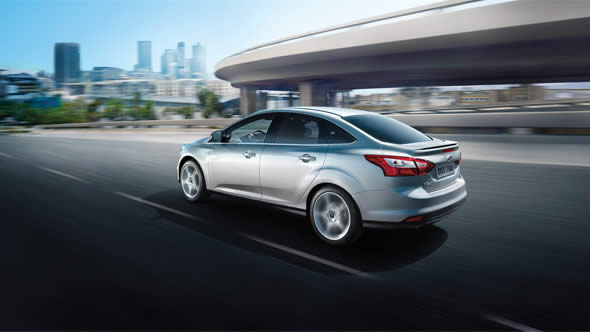 2014 Ford Focus Titanium Exterior Rear 2014 Ford Focus Titanium Exterior Rear