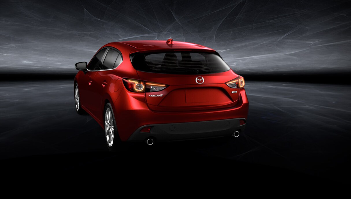 2015 Mazda3 Sport Exterior Rear View 2015 Mazda3 Sport Exterior Rear View