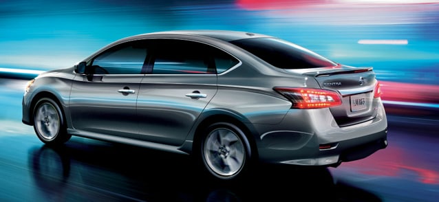 2013 Nissan Sentra SR Exterior Rear End.png