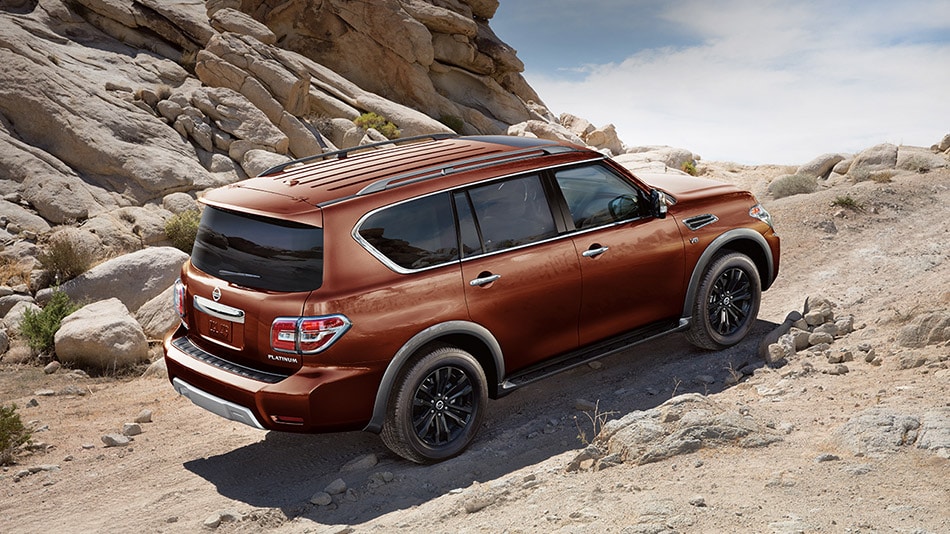 2017 Nissan Armada Exterior Rear End Copper