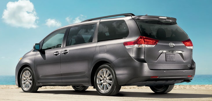 2014 Toyota Sienna Exterior Rear End 2014 Toyota Sienna Exterior Rear End