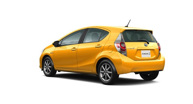 2014 Toyota Prius c Exterior Rear End 2014 Toyota Prius c Exterior Rear End
