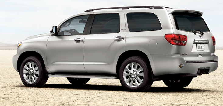 2014 Toyota Sequoia Exterior Rear End 2014 Toyota Sequoia Exterior Rear End