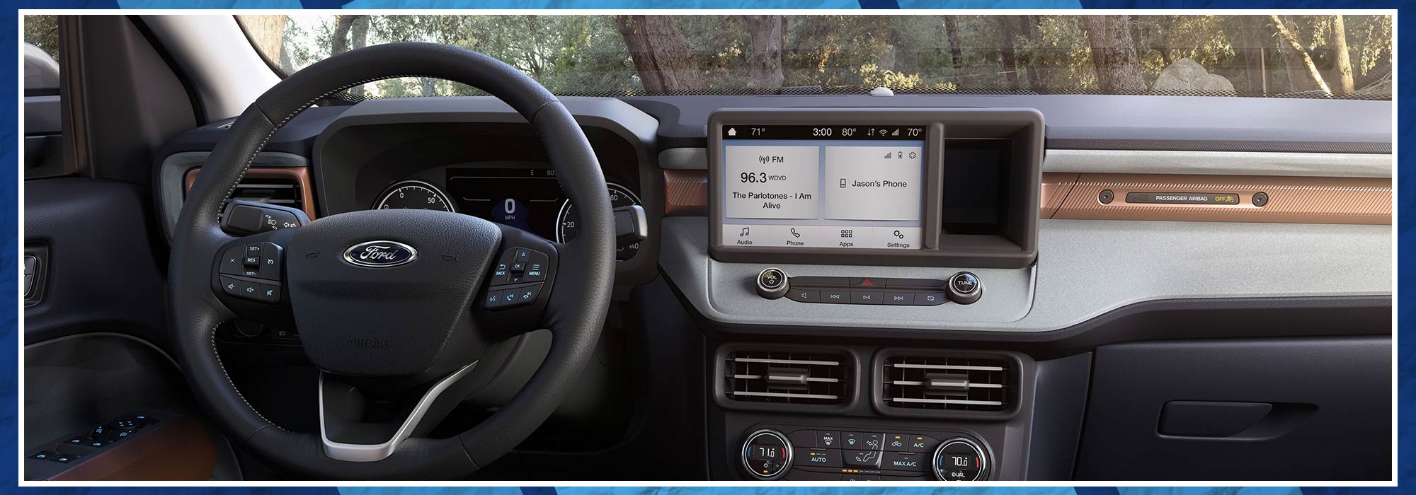2022 Ford Maverick interior