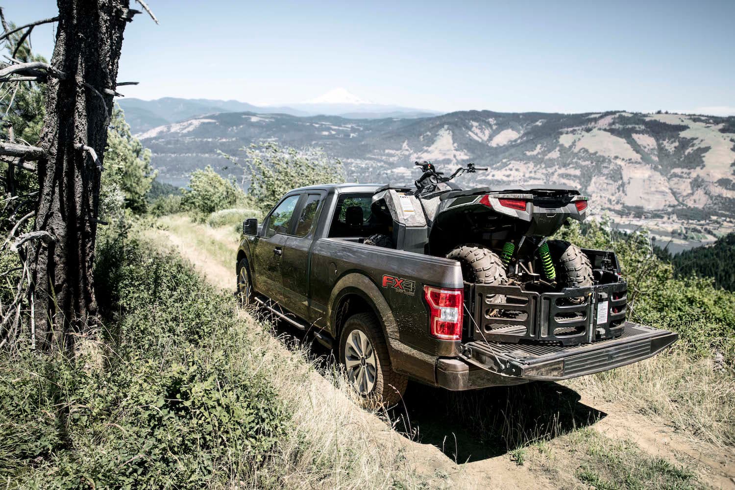 Ford F-150 Towing an ATV