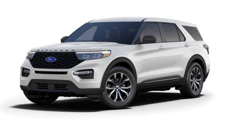 2023 Ford Explorer ST-Line in Star White