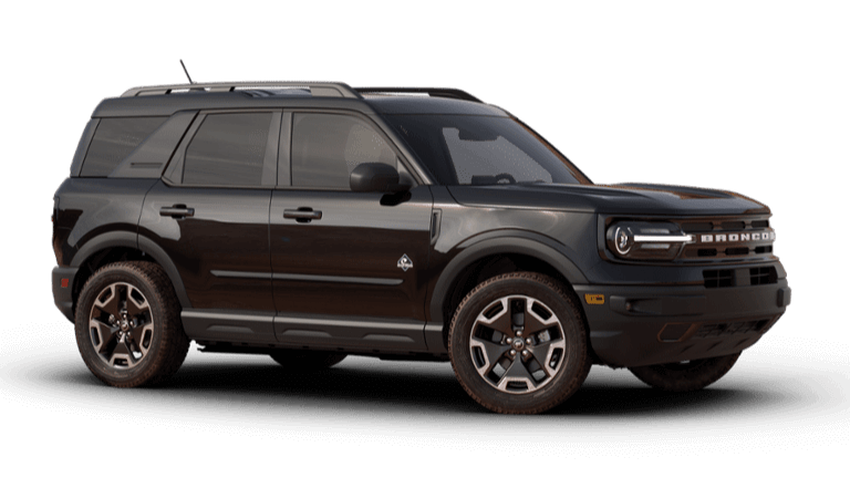 2021 Ford Bronco Sport Outer Banks in Shadow Black exterior