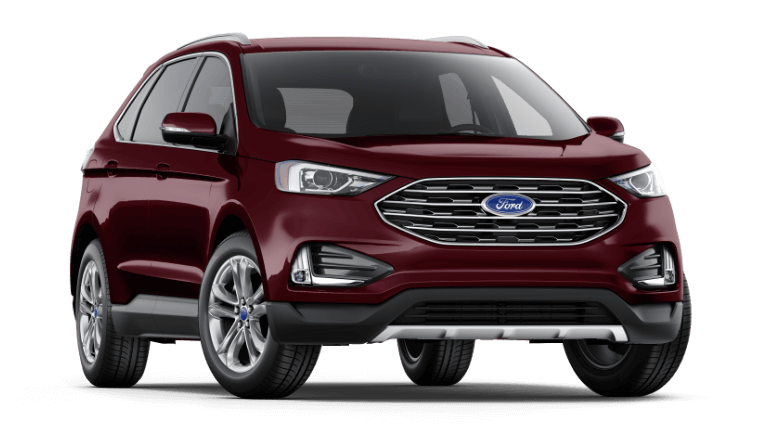 2021 Ford Edge SEL in Burgundy Velvet exterior