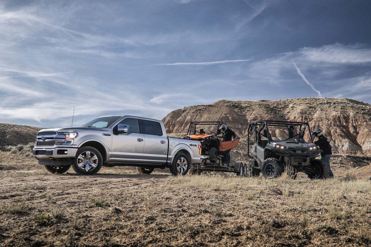 Ford F-150 Towing ATVs