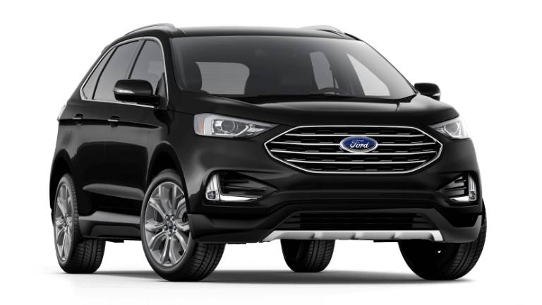 2021 Ford Edge Titanium in Agate Black exterior