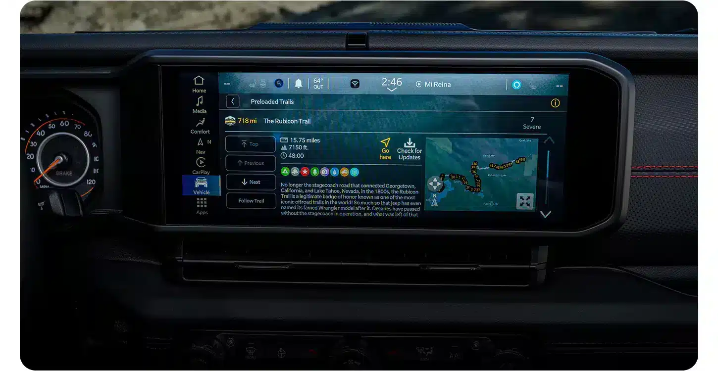 2026 Jeep Gladiator Digital Screen
