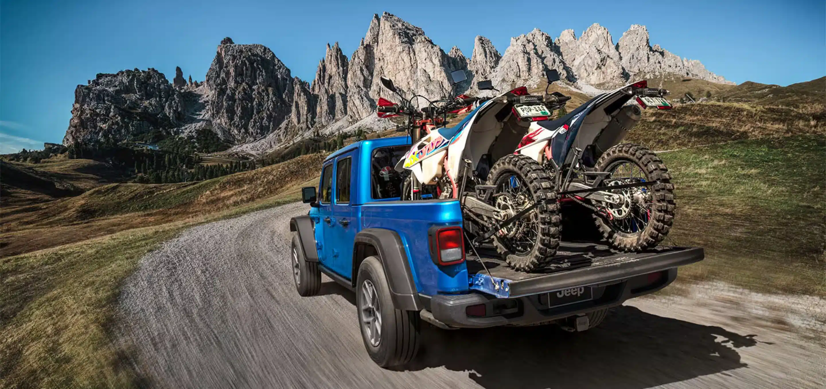 2026 Jeep Gladiator with Bike