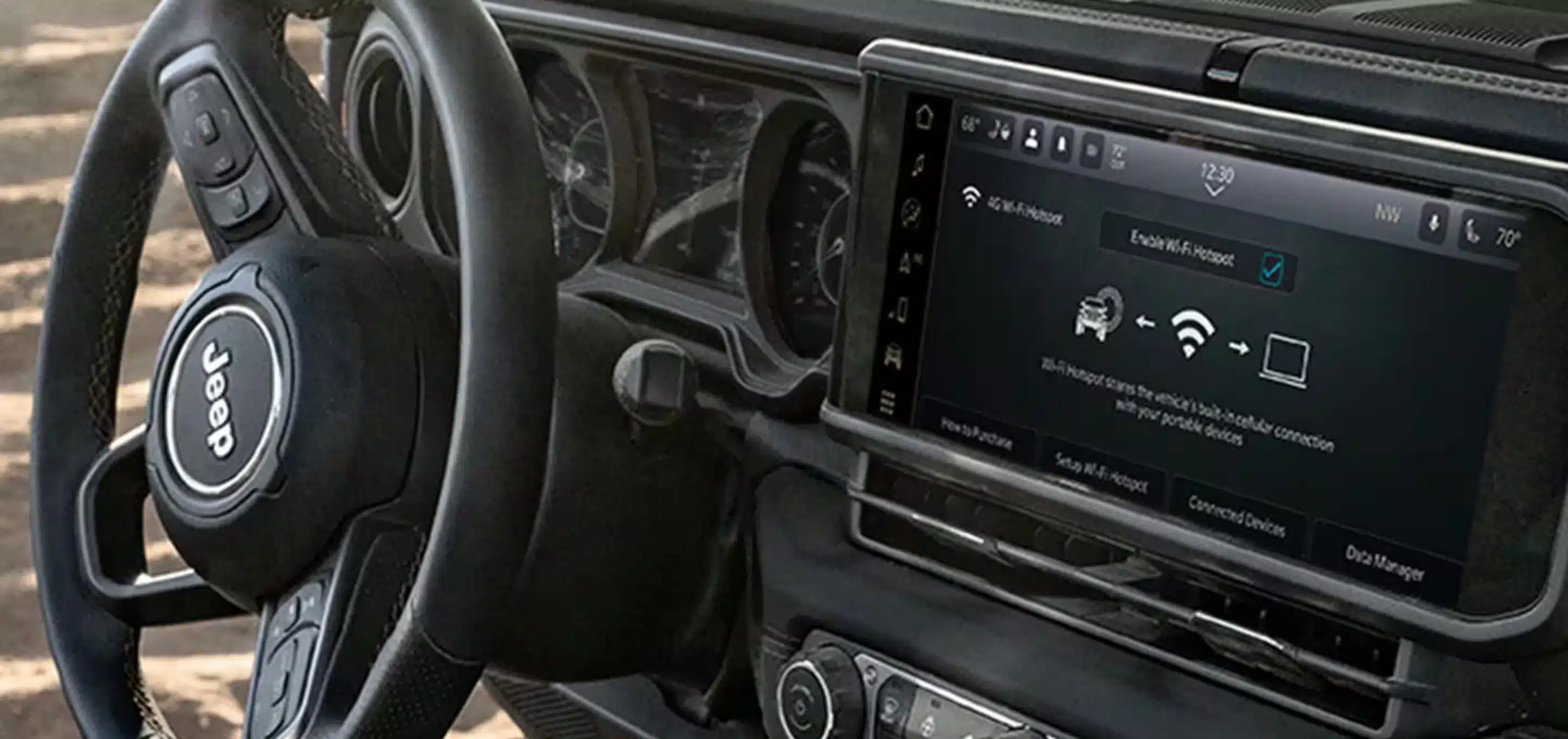 2026 Jeep Gladiator Steering Wheel Controls