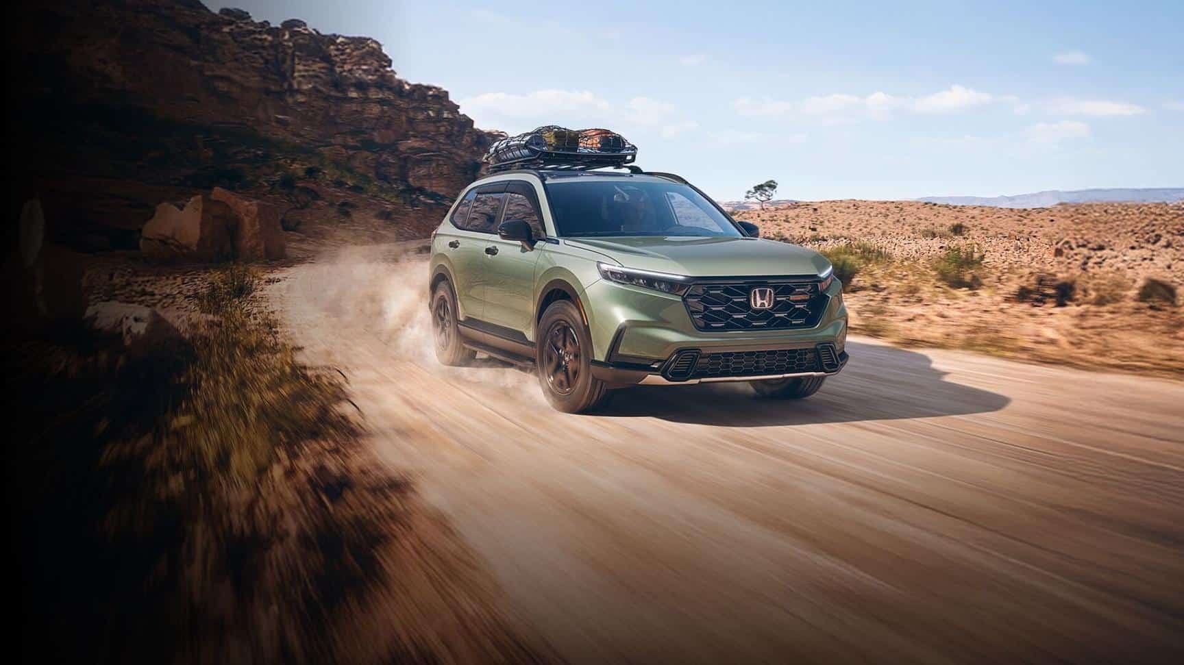 Side profile of the 2026 Honda CR-V.