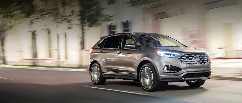 2019 Ford Edge First Look A gold 2019 Ford Edge