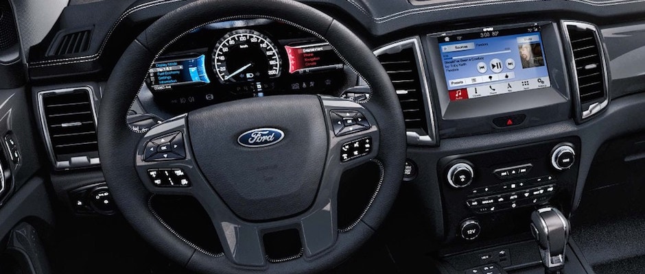 2019 Ford Ranger First Look Safety & Technology The interior of the 2019 Ford Ranger