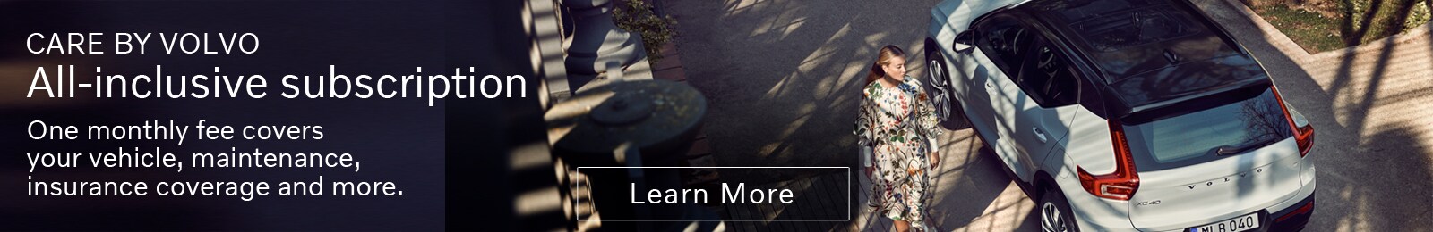 Care by Volvo. Your All-inclusive subscription