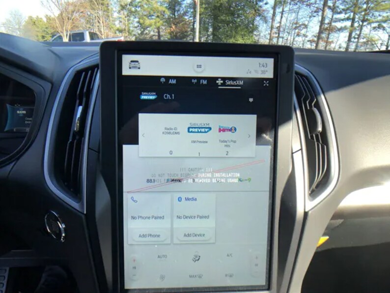 Ford Edge Interior Technology