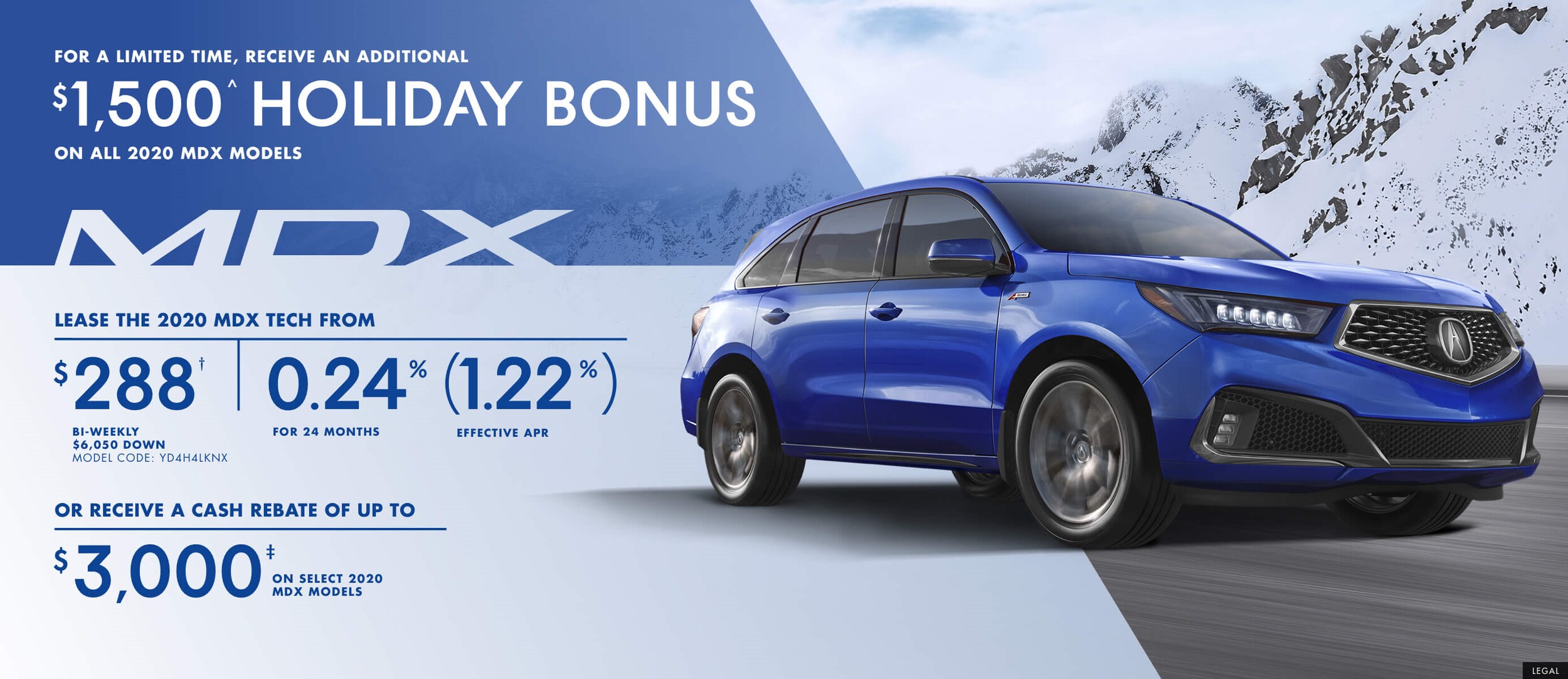 WSA MDX November Incentive | West Side Acura