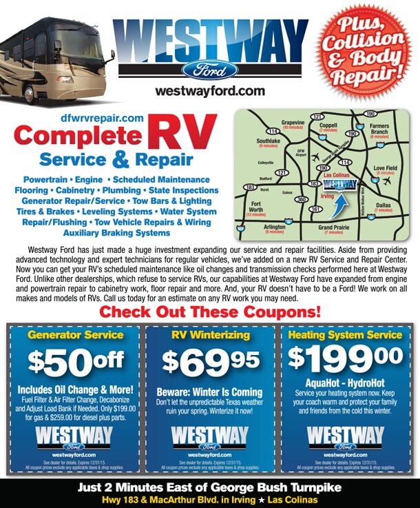 Complete RV Service and Repair in Dallas