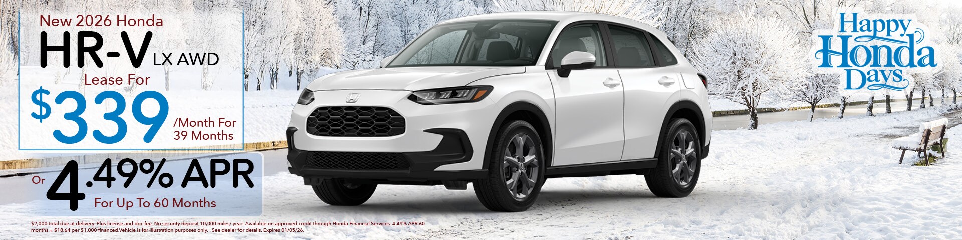 2026 Honda HR-V| White Allen Honda