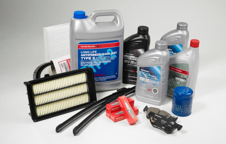 Honda Parts All Parts On White