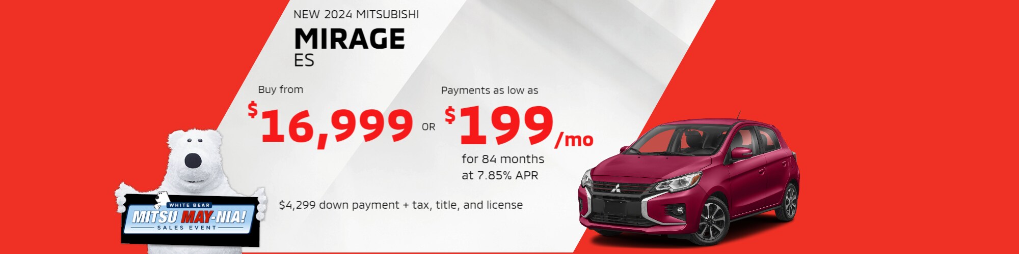 Monthly Specials White Bear Mitsubishi