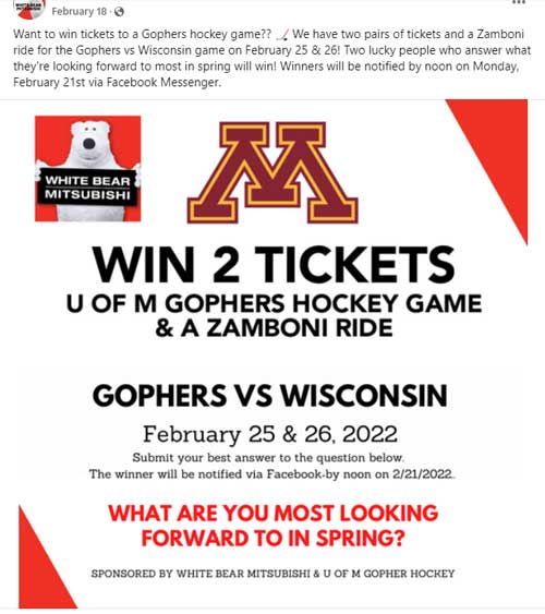 White Bear Ticket Giveaway