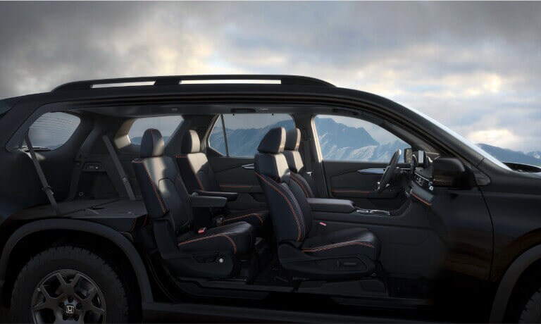 2026 Honda Pilot interior seating side view