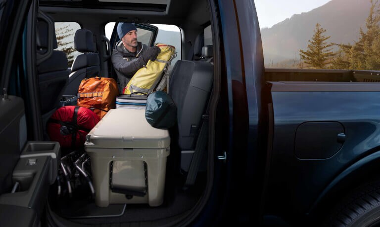 2026 Ford F-150 cargo space in cab