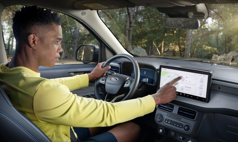 2026 Ford Maverick interior front with driver