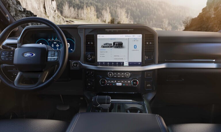 2025 Ford F-150 Interior Infotainment System And Dash