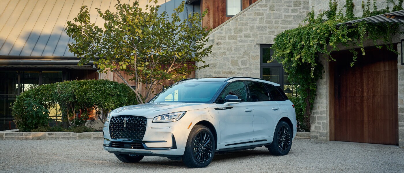 2026 Lincoln Corsair parked outside a house