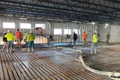 Getting subflooring installed at our new Subaru dealership building in Waukesha, WI. Getting subflooring installed at our new Subaru dealership building in Waukesha, WI.