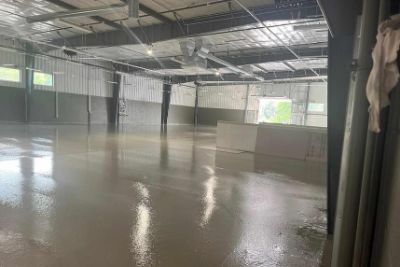 Concrete Sealant Application In Progress Concrete Sealant Application In Progress