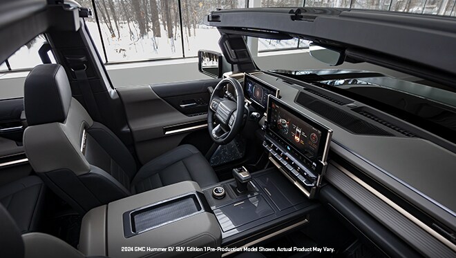 2024 GMC Hummer EV SUV and Pickup Truck Cabin Features