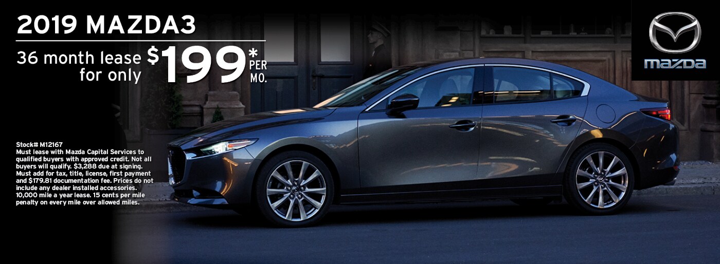 New Mazda3 2019 Mazda 3 Lease Offer | Wilkins Mazda