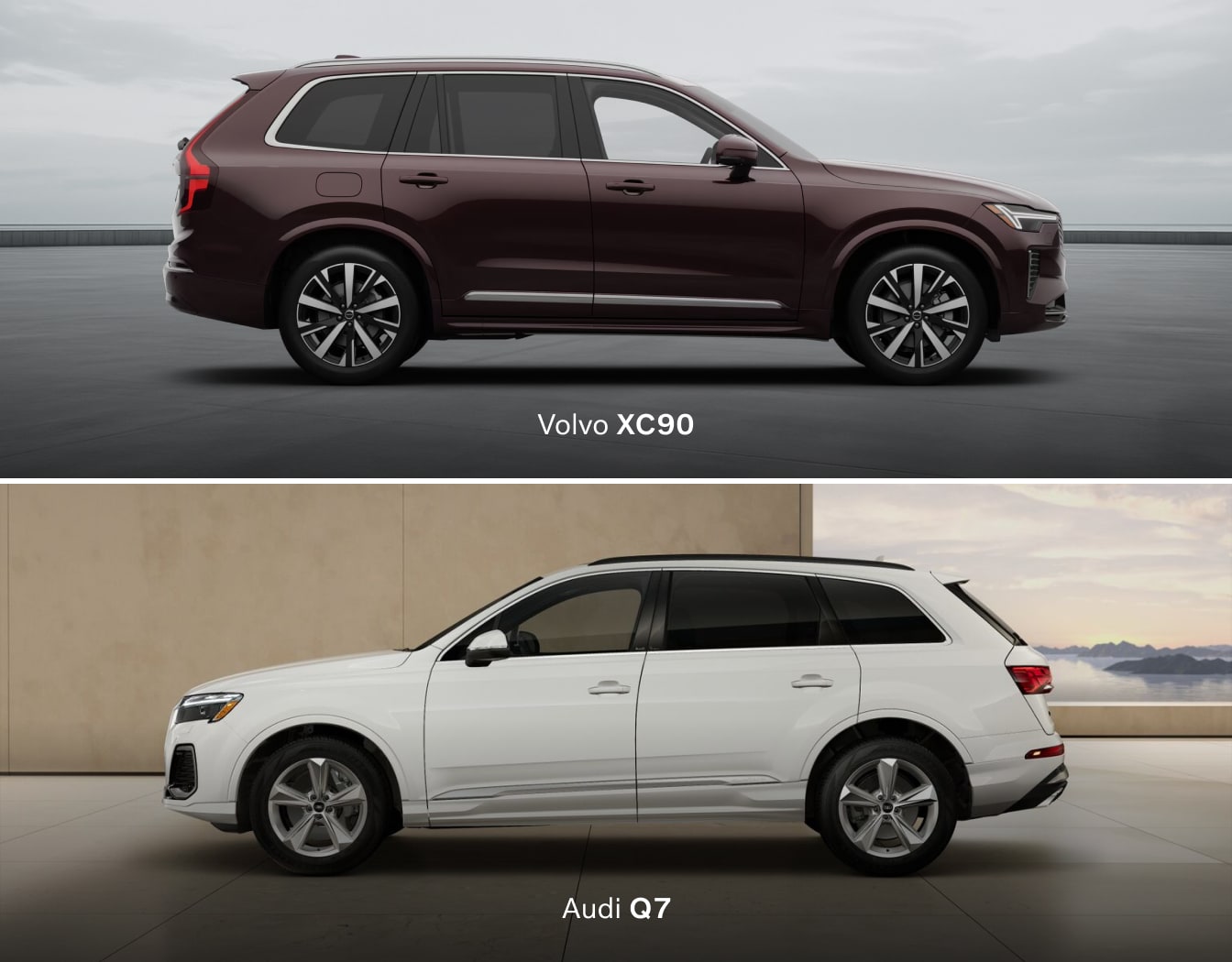 Volvo XC90 vs Audi Q7